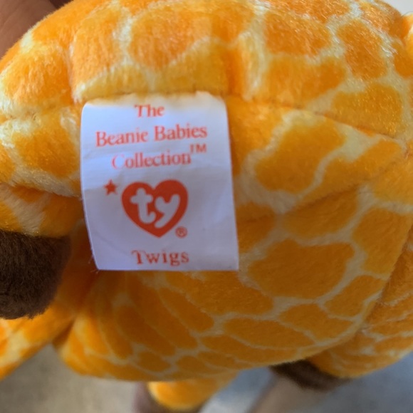 Rare Ty Beanie Baby “Twigs” with tag errors - Picture 7 of 8